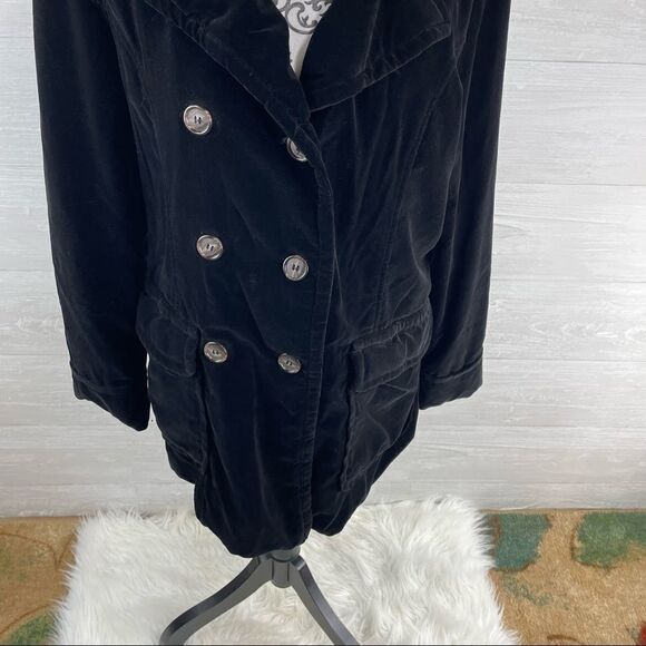 Free People Velvet Ashby Double Breasted Quilted Blazer Coat - Picture 5 of 9